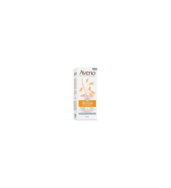 Aveno gel facial para pieles mixtas, oleosas y sensibles, hidrata, descongestiona x 50 grs.