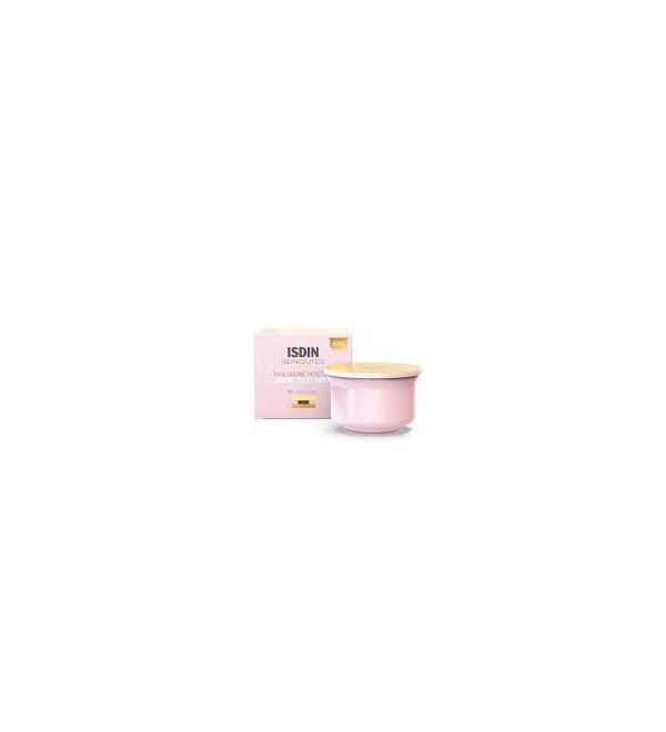 Isdinceutics crema facial hidratante hyaluronic moisture para piel sensible con ácido hialurónico y niacinamida de 50g.