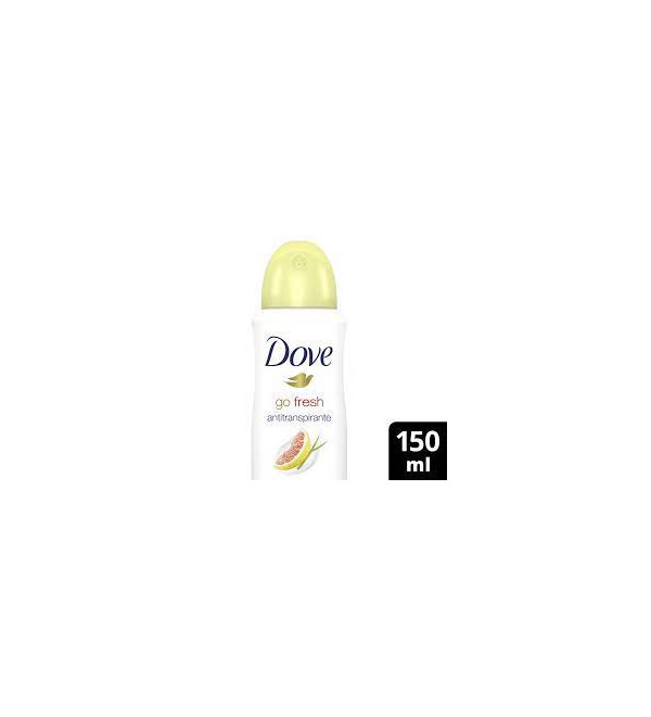 Dove desodorante aerosol antitranspirante pomelo con crema humectante x 150 ml.