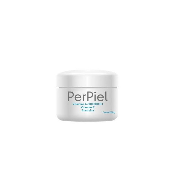 Perpiel crema corporal hidratante, protectora y regeneradora de la piel con vitamina a y e x 200 grs.