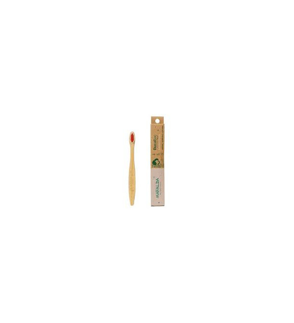 Bucal tac cepillo dental bamboo mafalda, cerdas ultra suaves para la higiene de dientes de los mas pequeños
