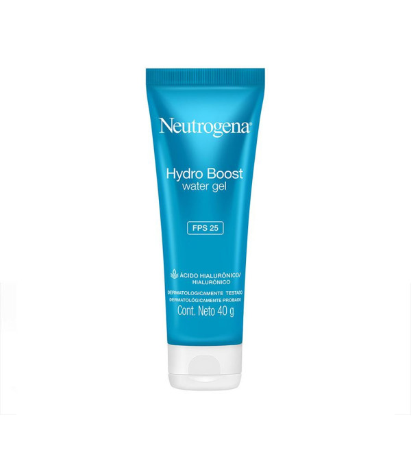 Neutrogena hydro boost water gel con factor 25, hidratante facial, renueva y reestablece los niveles de agua x 40 grs.