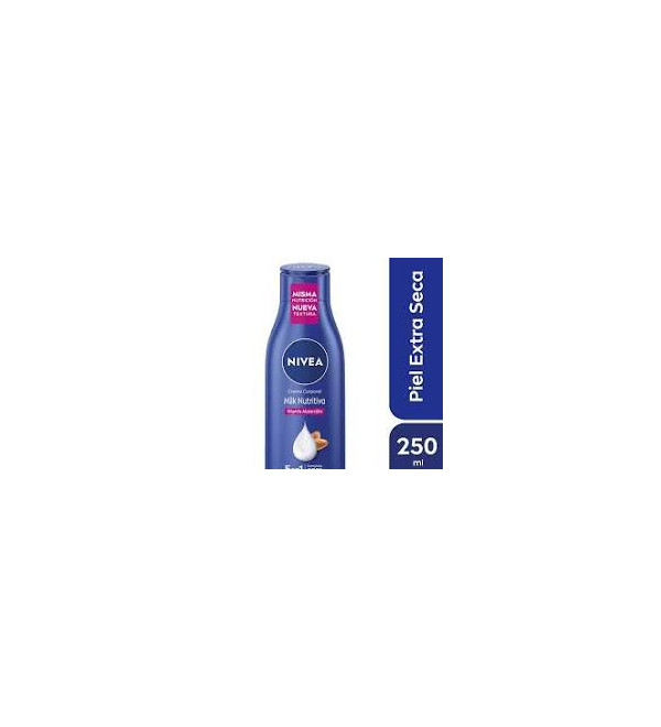 Nivea body milk nutritiva para una piel extra seca x 250ml