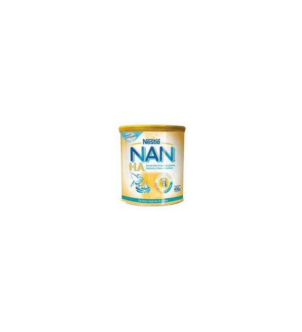 Nan h.a. que aporta nutrientes necesarios para el desarrollo del bebé x 400 grs.