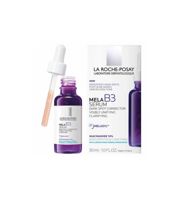 La roche posay mela B3 serum concentrado despigmentante antimanchas intensivo con niacinamida y vitamina b3 x 30 ml.