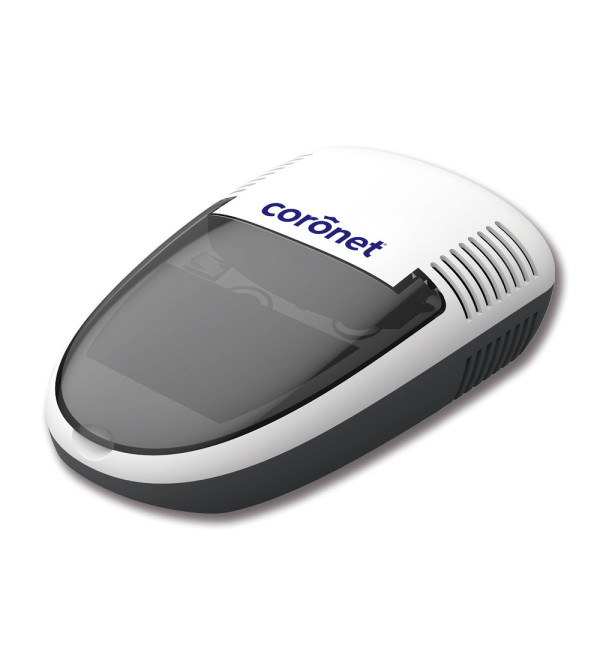Coronet nebulizador a compresor compacto nb219-c portátil de uso doméstico, con máscara para adultos y para niños.