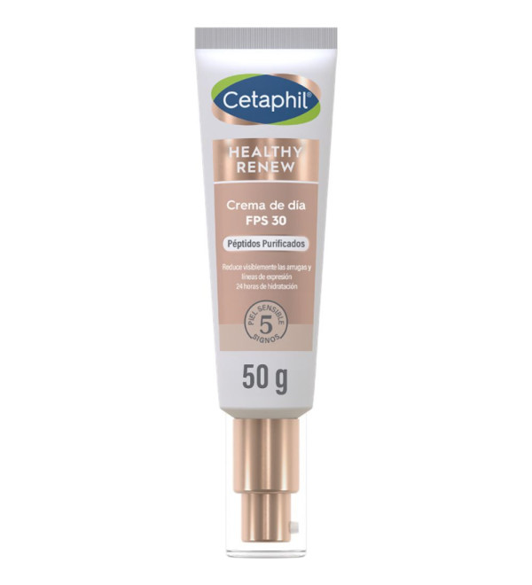 Cetaphil crema facial healthy renew factor 30, hidratación profunda por 48 horas con protección solar x 30 grs.
