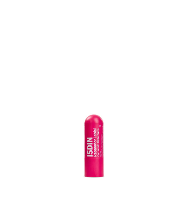 Isdin Reparador Labial ROSA Stick labial con color y ácido hialurónico que aporta hasta 24 horas de hidratación x 4 grs