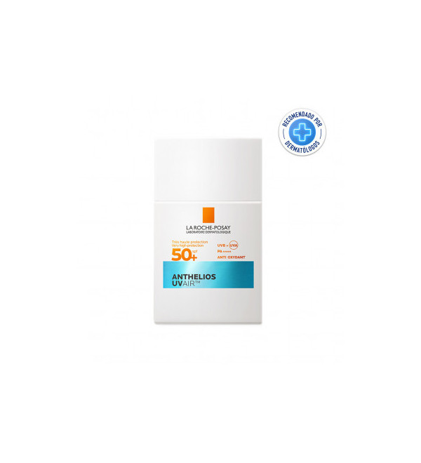 La Roche Posay Anthelios protector solar facial UVAir factor 50+, liviano para todo tipo de piel, incluso grasa x 40 ml.