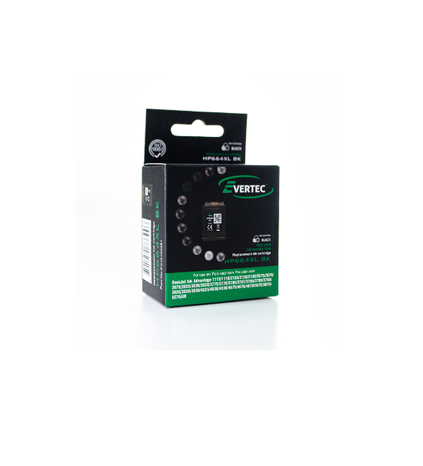 Cart alt HP 664XL Negro