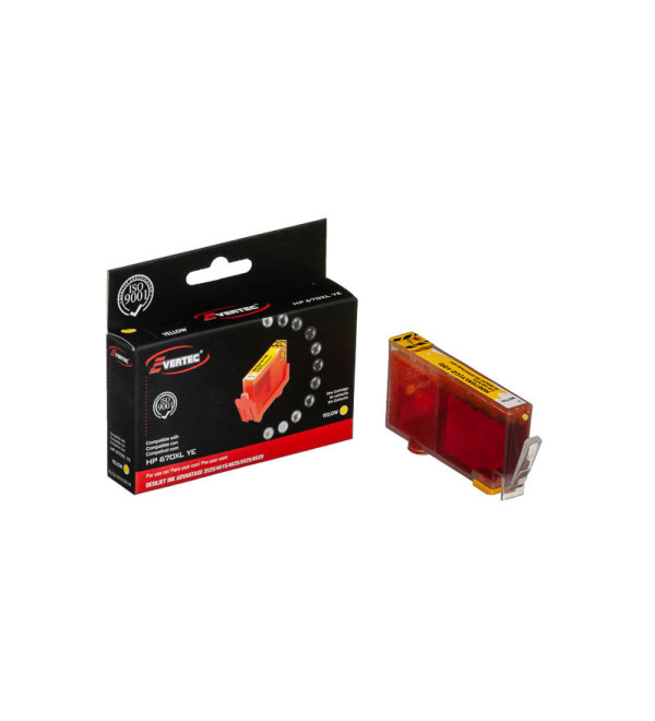 Cart alt HP 670 amarillo deskjet ink advantage 3525