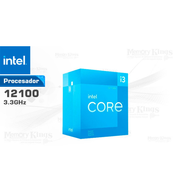 Procesador Intel 1700 Core I3-12100 Bx8071512100 4 Nucleos
