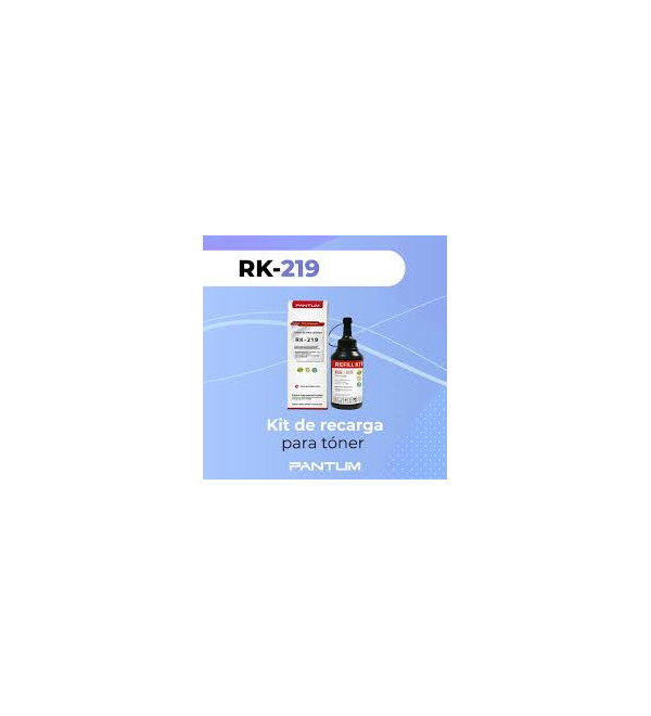 Toner Kit De Recarga Pantum 219 P2509 m6559 Negro 80gr + 1 Chip