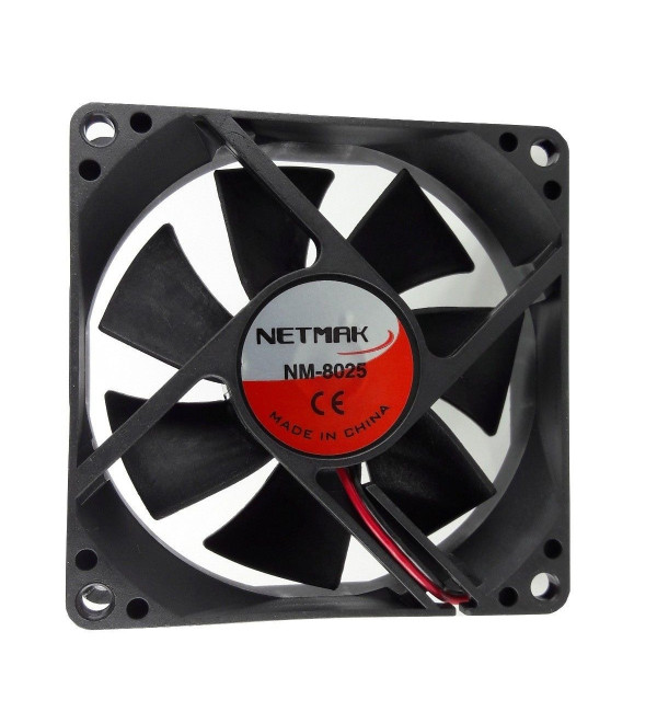 Cooler 8 Cm 12 Volts 4 Pines Rulemanes Nm-8025
