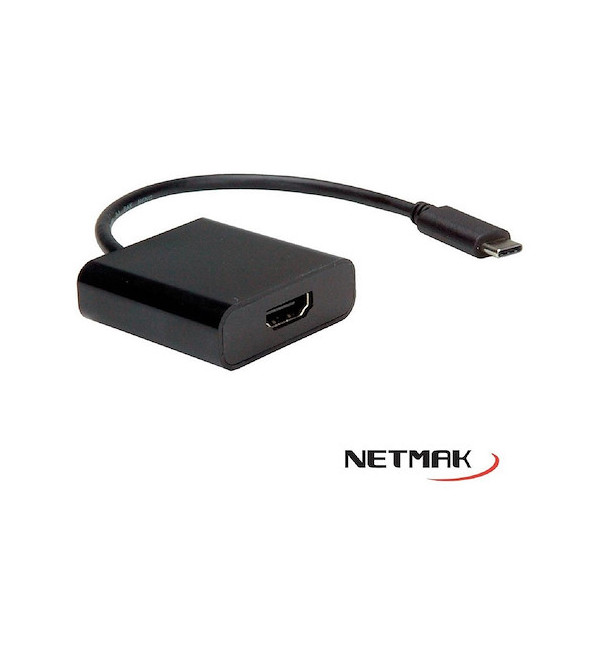 Adaptador Usb Tipo C A Hdmi Netmak Nm-tc66