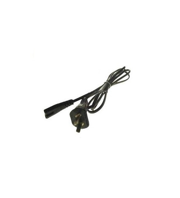 CABLE ALIMENTACION INTERLOCK TIPO (8) DE 1,5METROS COLOR NEGRO 220V
