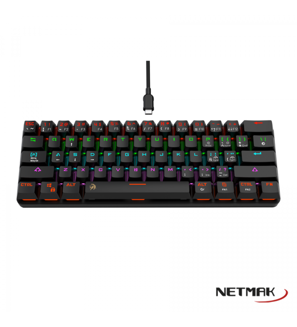 Teclado Mecanico 60% Negro Nm-dominate