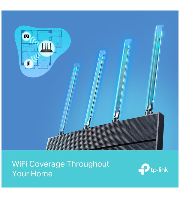 Router Inalambrico Tp-link Archer Ax12 Ax1500 Wi-fi 6 Doble
