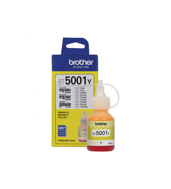 Botella Brother Original Bt5001 Amarillo Bt5001y