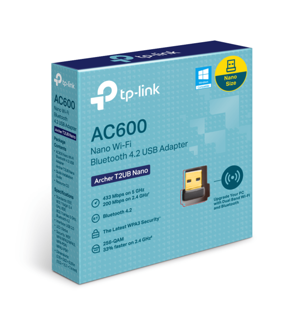 Adaptador Usb Wifi Y Bluetooth Nano Tp-link Ac600 Dualband (6686)