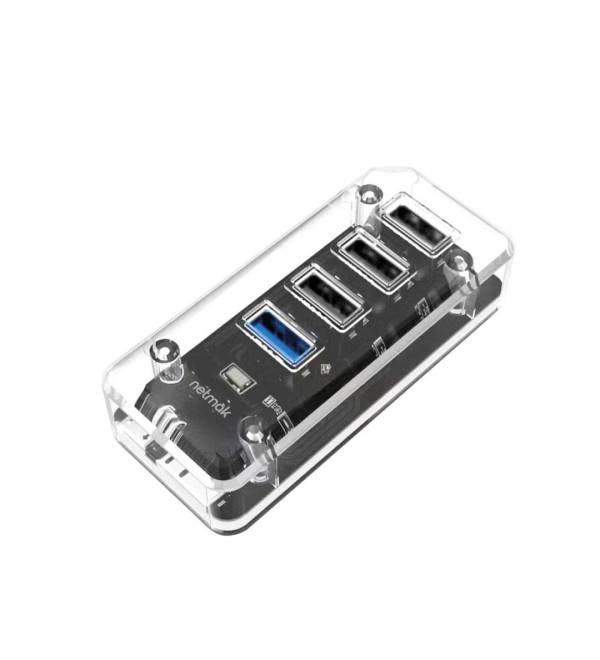 Hub Usb A 3 Puertos Usb2.0 + 1 Usb 3.0 Netmak Nm-ac12