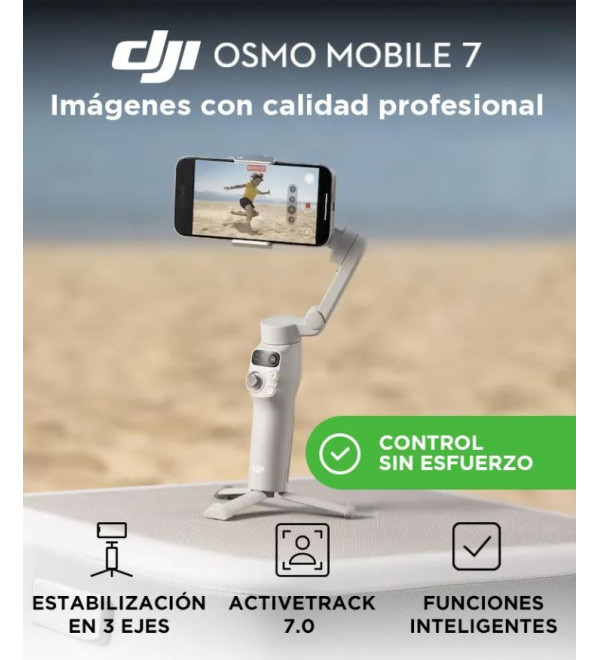 Estabilizador Dji Osmo Mobile 7 Gimbal Celular Estabilizacion 3 Ejes Activetrack 7