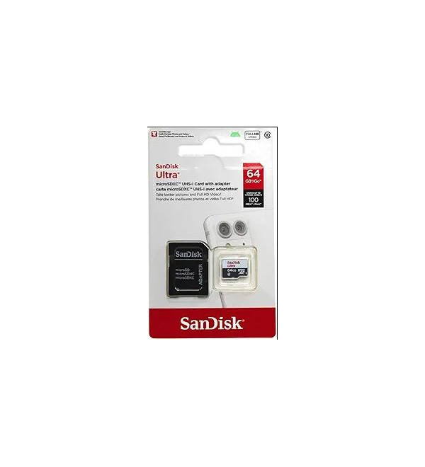 Memoria Micro Sd 64gb Sandisk Ultra Microsdxc 64gb Uhs-i U1 V10