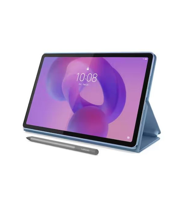 Tablet Lenovo Idea Tab 8gb 128gb Android 15 Con Teclado + Lápiz, Color Polar Blue