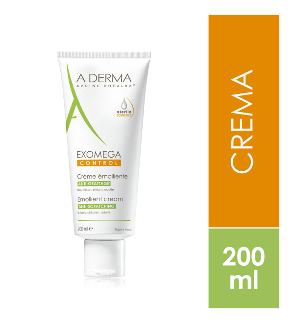 Aderma exomega crema hidratante para pieles atópicas x 200 ml.