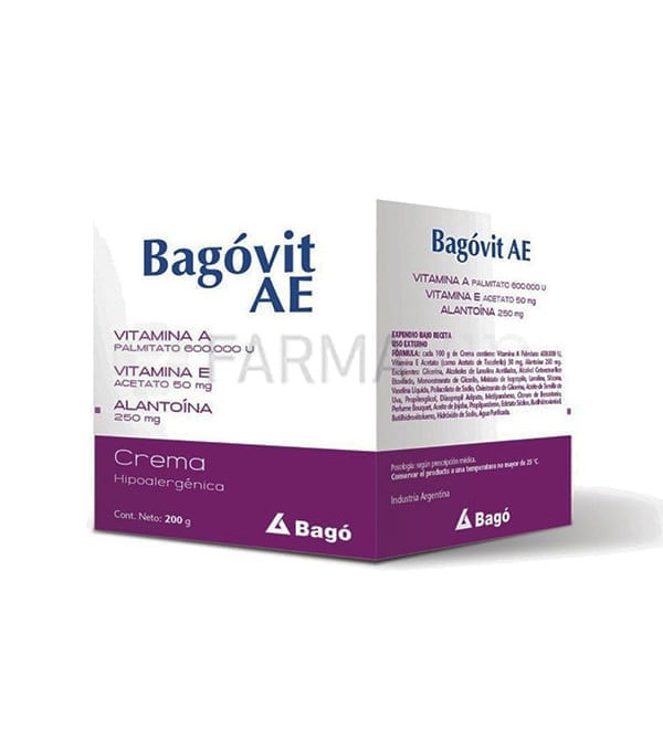 Bagovit AE crema con vitamina a y vitamina e x 200 grs.