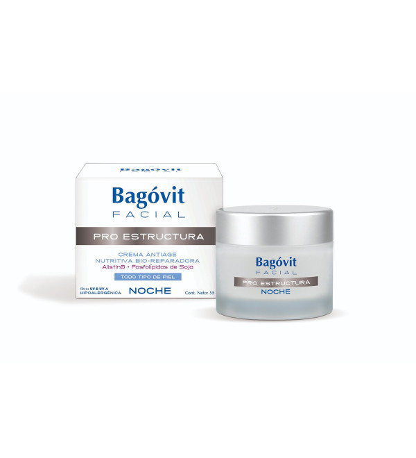 Bagovit facial pro estructura crema antiage de noche x 55 ml.
