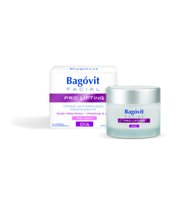 Bagovit facial pro lifting crema antiage piel seca para día x 55 ml.