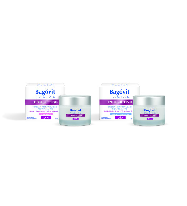Bagovit facial pro lifting crema antiage piel seca para día x 55 ml.