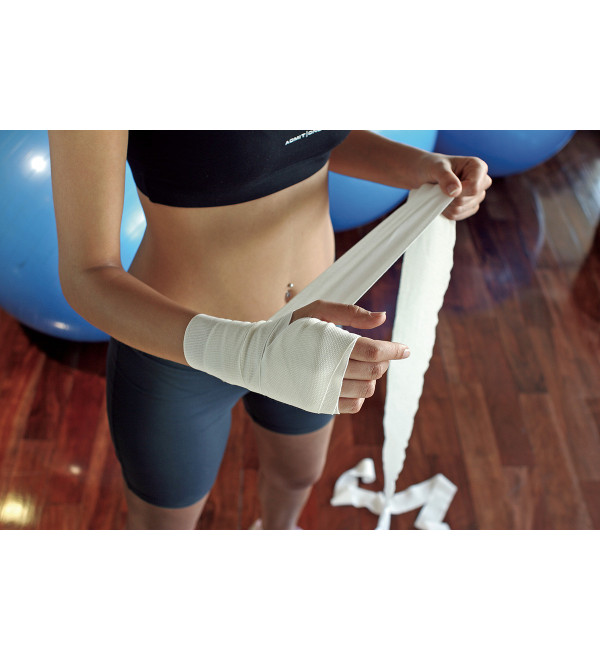 Bander green venda elástica deportiva blanca 10 cm x 3 mt