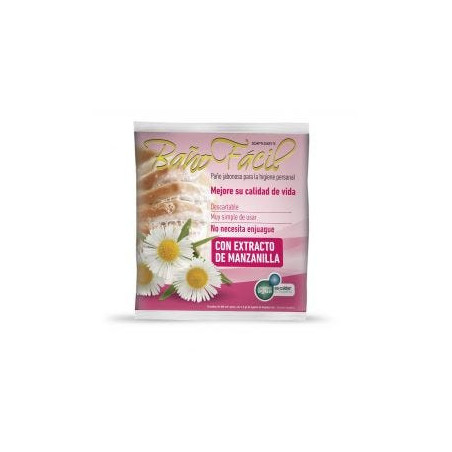 Baño fácil paños para limpieza de manzanilla x 10 unidades