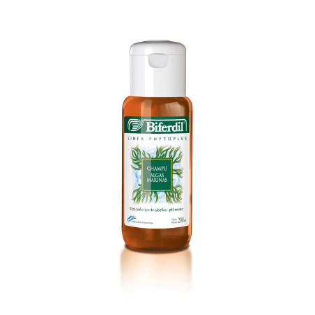 Biferdil shampoo de algas marinas para todo tipo de cabellos - ph neutro x 200 ml.