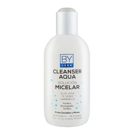 By she-by derm cleanser agua micelar de limpieza facial x 250 ml.