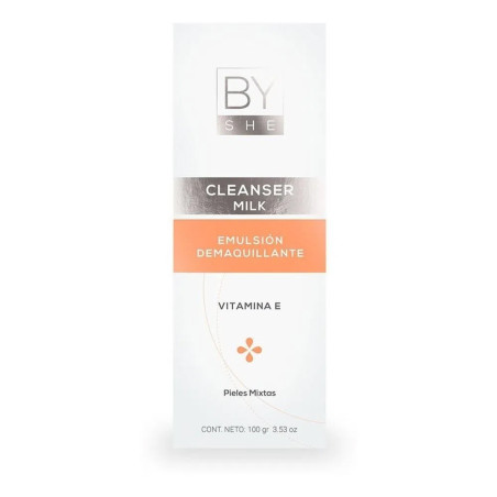 By she-by derm cleanser leche de limpieza facial x 100 grs.