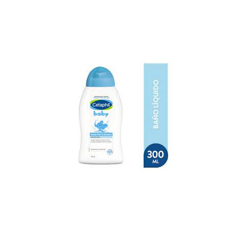 Cetaphil baby baño líquido adecuado para las pieles mas sensibles de los recien nacidos x 300 ml.