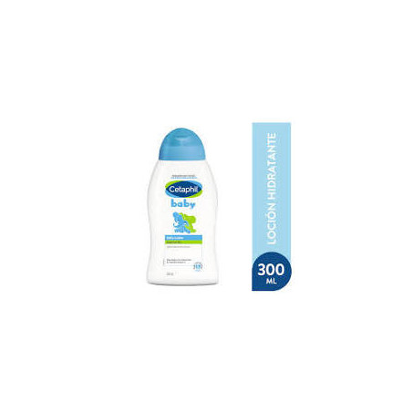 Cetaphil baby loción hidratante, cuidado corporal y facial de uso diario en bebés y recién nacidos x 300 ml.