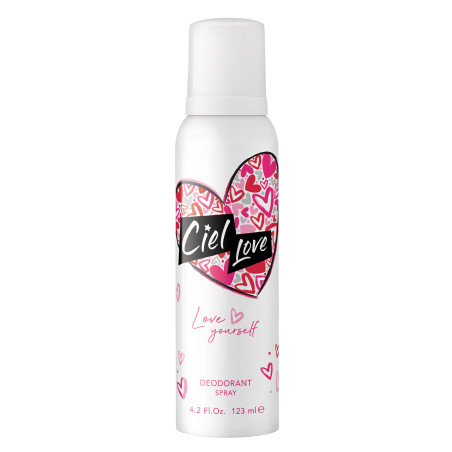 Ciel love desodorante aerosol mujer x 123 ml.