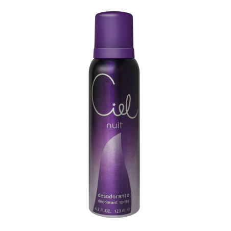 Ciel nuit desodorante aerosol mujer x 123 ml.