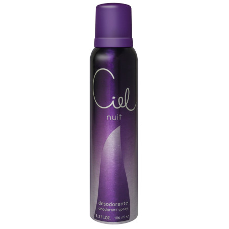 Ciel nuit desodorante aerosol mujer x 186 ml.