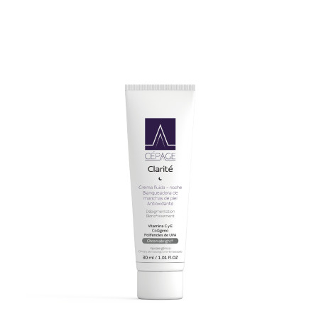 Cepage clarite crema blanqueadora, no fotosensibilizante. Apto para usar todo el año x 30 ml.