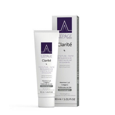 Cepage clarite crema blanqueadora, no fotosensibilizante. Apto para usar todo el año x 30 ml.