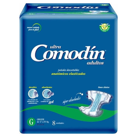 Comodín anatómicos adultos grande x 8 unidades.