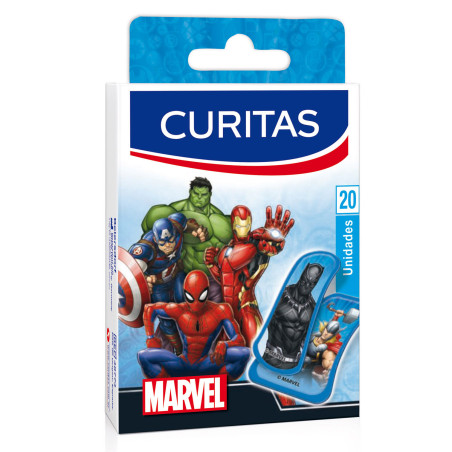 Curitas apositos marvel x 20 unidades.