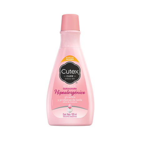 Cutex quitaesmalte hipoalérgenico x 100 ml