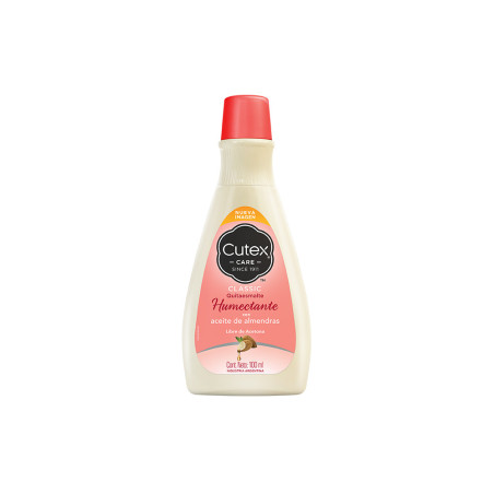 Cutex quitaesmalte humectante x 50ml.