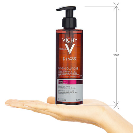 Vichy dercos densi-solutions shampoo reconstituyente de la masa capilar x 250 ml.